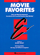 Essential Elements Movie Favorites F Horn band method book cover